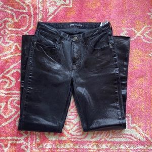 Zara Faux Leather Pants